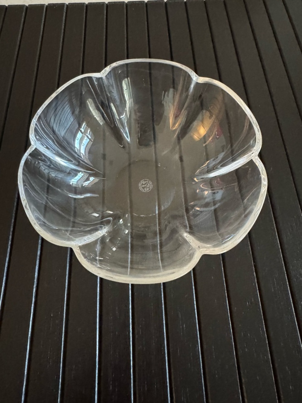 Baccarat Crystal Flower Bowl
